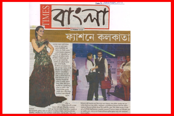 Home Media Interview coverage on Fashion's show of GIFT Students